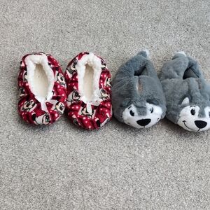 Cozy Red and Gray One Piece with Plush Comfort